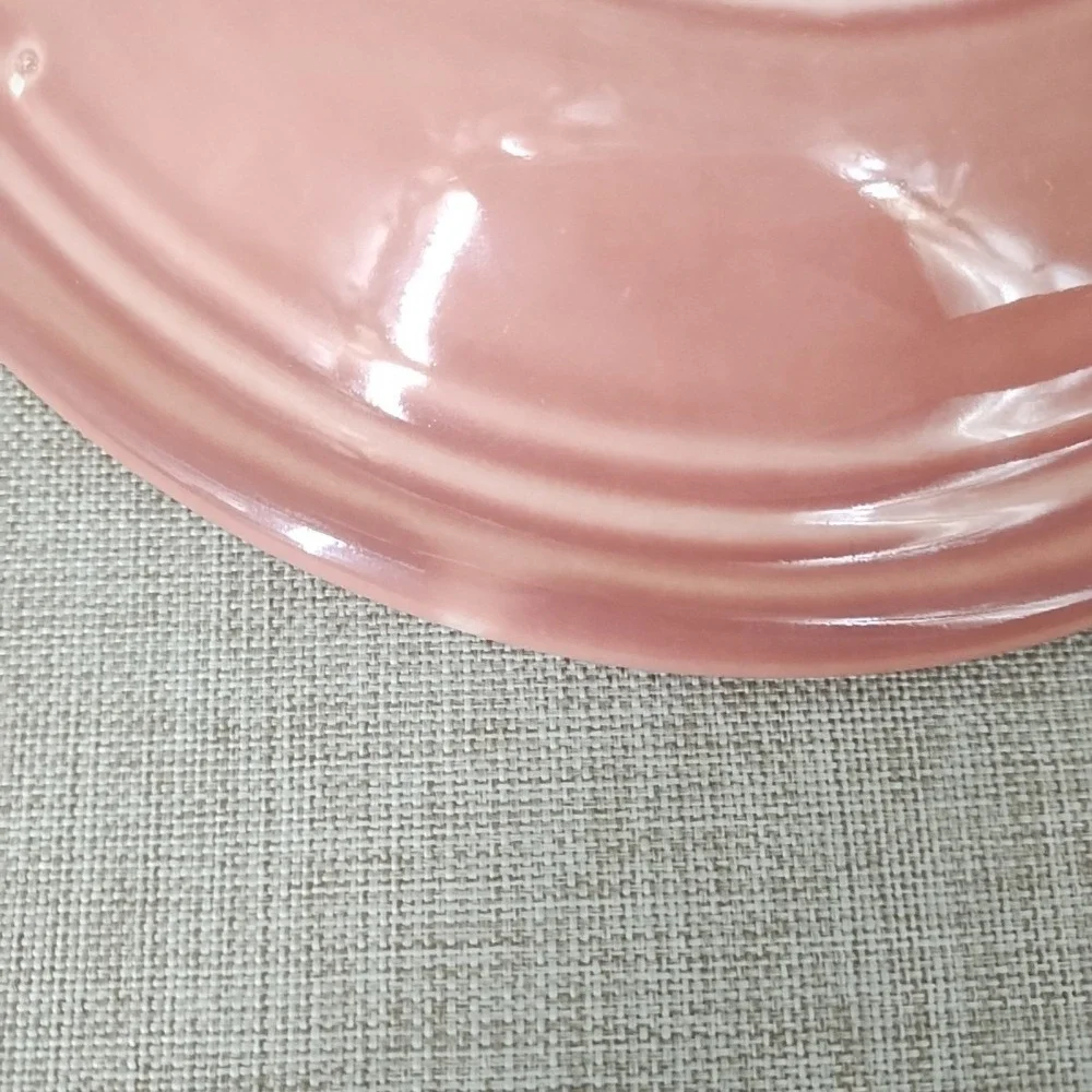 Vintage Fiesta Fiestaware Oval Serving Platter Rose 12-5/8